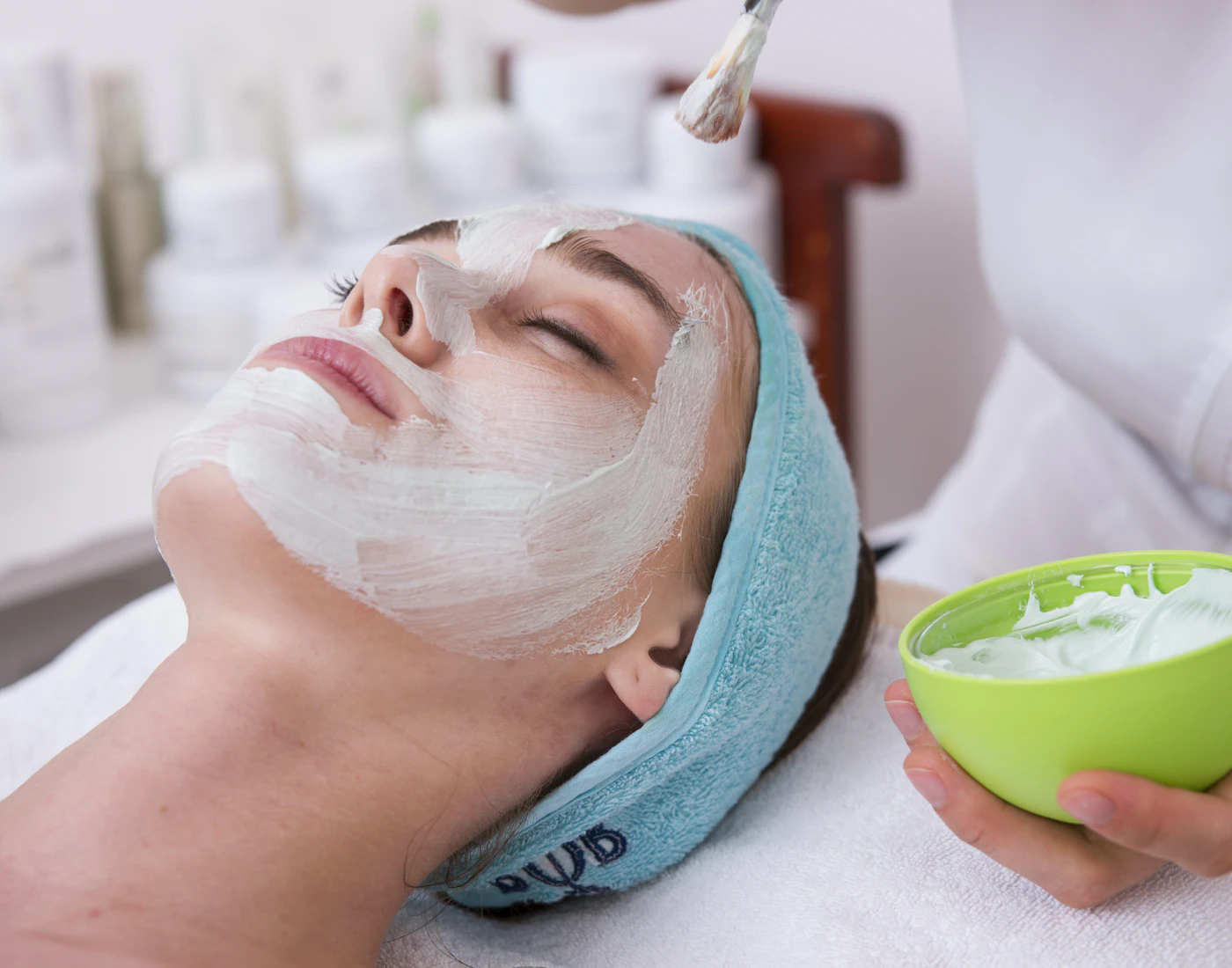 Professional cosmetic treatment and product application