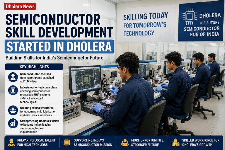 Semiconductor Skill Development Started in Dholera