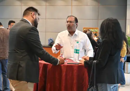 Coffee break conversations during Day Two