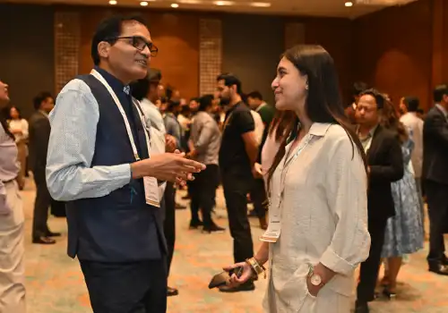 Business owners in conversation during Day Two