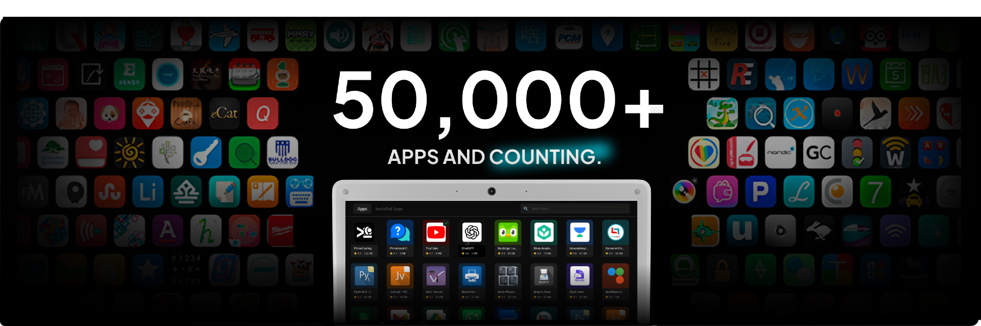 Image showing fifty thousand apps