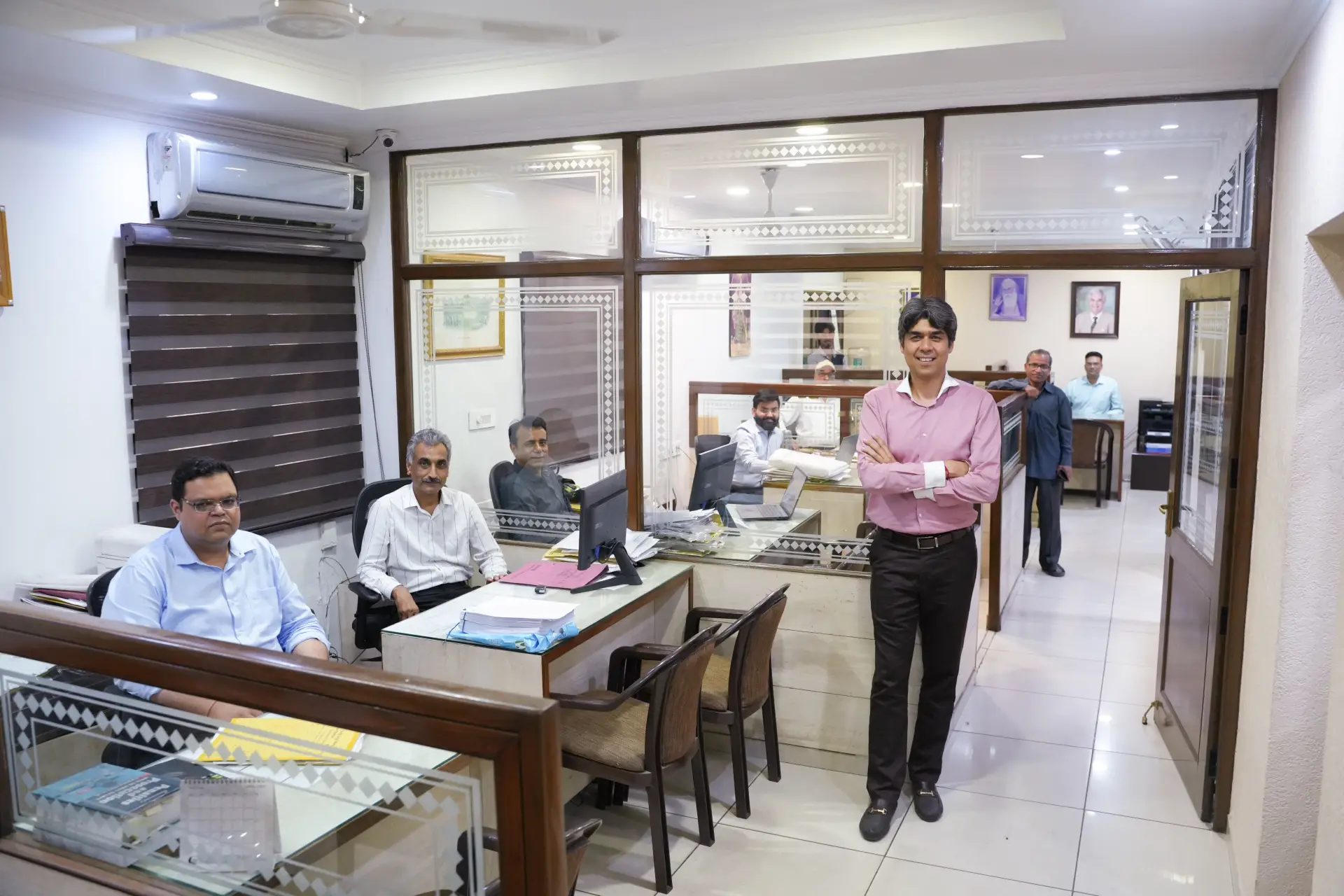 Interior of the Rikhy & Sharma Associates office