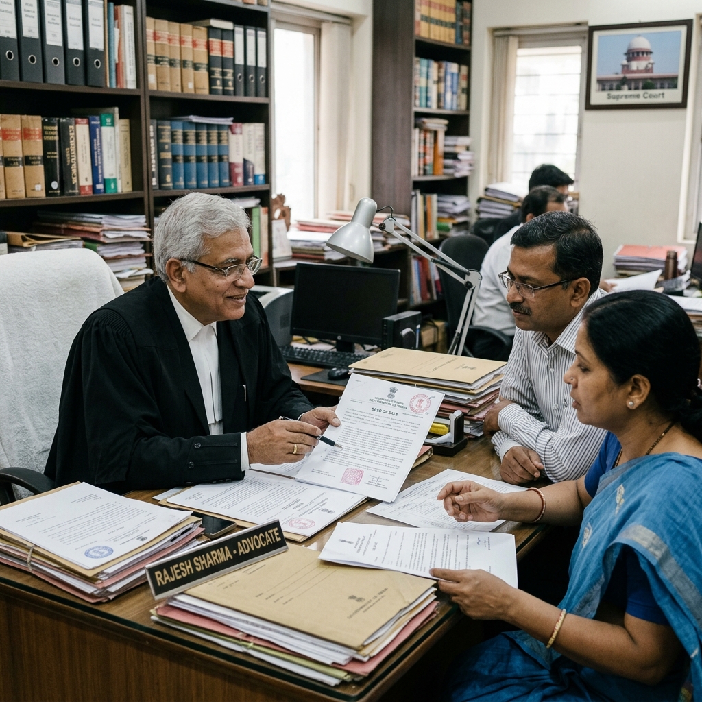 Property legal transaction documentation and advocate review