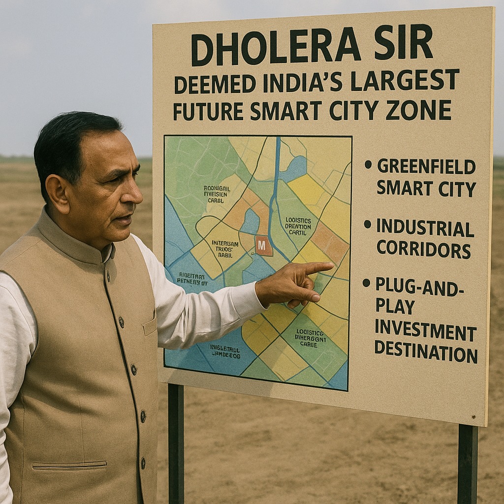 Dholera SIR Deemed India’s Largest Future Smart City Zone | Mid‑2011 Release